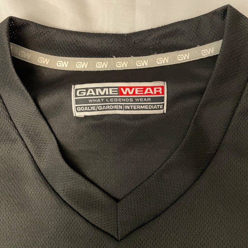 Gamewear Hockey Black Goalie Practice Jersey Size Intermediate